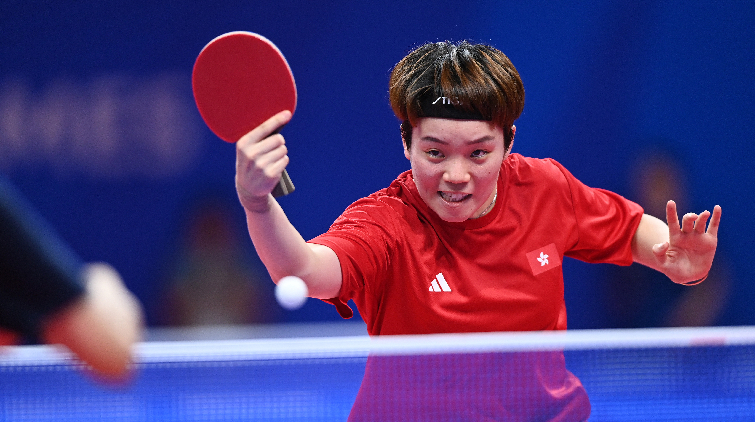 乒乓港隊10人出戰(zhàn)亞運(yùn)7項目 杜凱琹負(fù)傷出賽