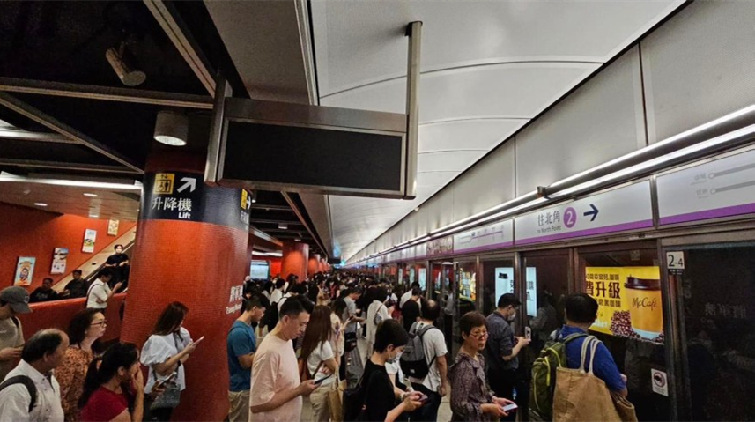 港鐵坑口站信號(hào)故障已修復(fù) 將軍澳線(xiàn)服務(wù)逐步回復(fù)正常