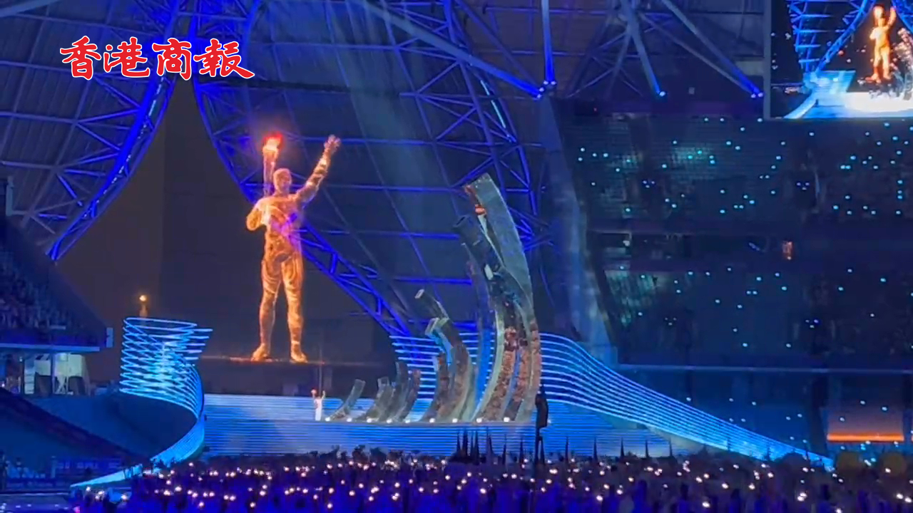 有片｜數(shù)字人點(diǎn)燃亞運(yùn)會(huì)主火炬