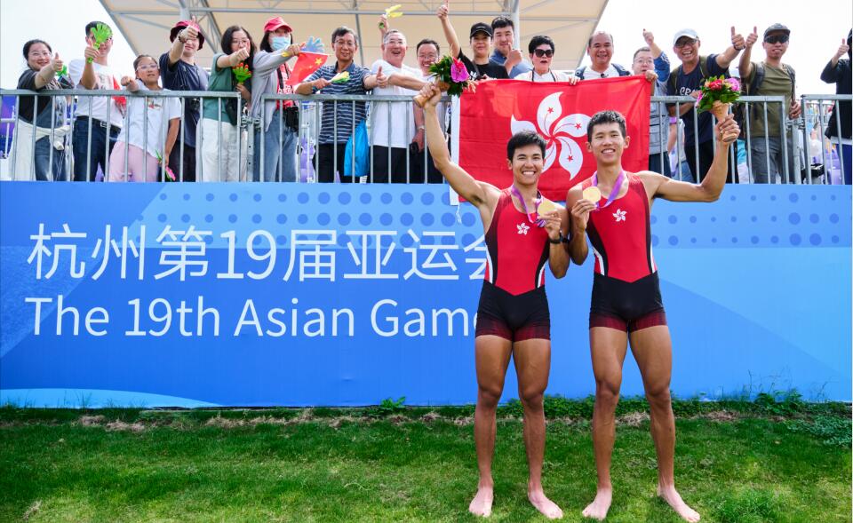 港隊亞運直擊｜開門紅！林新棟/王瑋駿為港隊勇奪亞運第1金