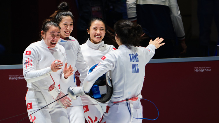 港隊(duì)亞運(yùn)直擊 | 港劍擊隊(duì)收獲獎牌 男花獲銅牌 女重拚入決賽