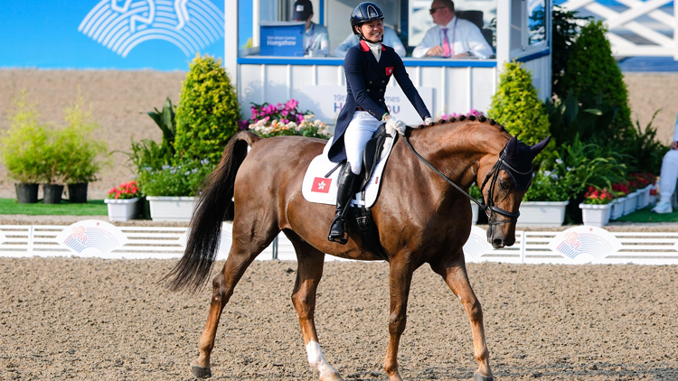 港隊(duì)亞運(yùn)直擊 | 蕭頴瑩何苑欣齊晉馬術(shù)盛裝舞步個(gè)人賽決賽