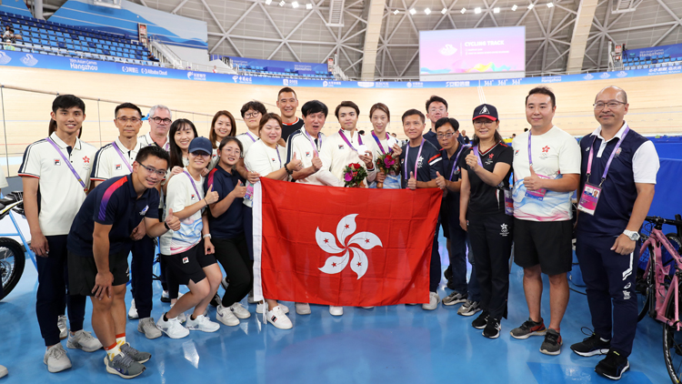 港隊(duì)亞運(yùn)直擊 | 港隊(duì)再奪4銀1銅 單車(chē)賽場(chǎng)勇摘雙銀