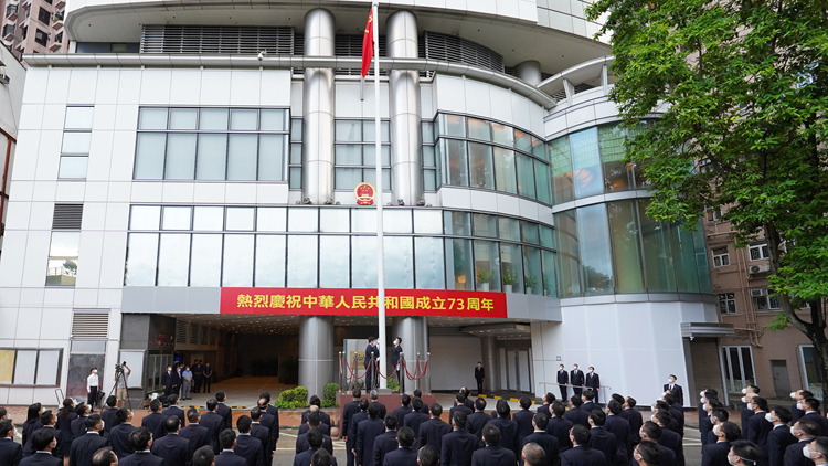 駐港國安公署署長董經(jīng)緯發(fā)表國慶寄語：深入實施香港國安法 依法打擊危害國安行為