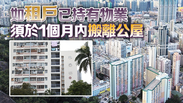首批約8.8萬公屋住戶須於11月底前申報(bào)有否住宅物業(yè)