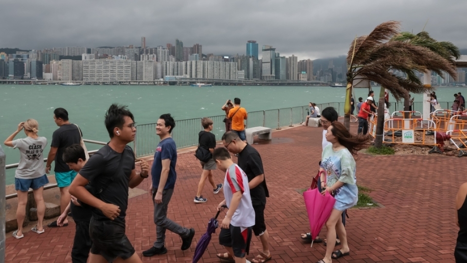 天文臺：「小犬」減弱為颱風 三號風球至少維持至8日中午