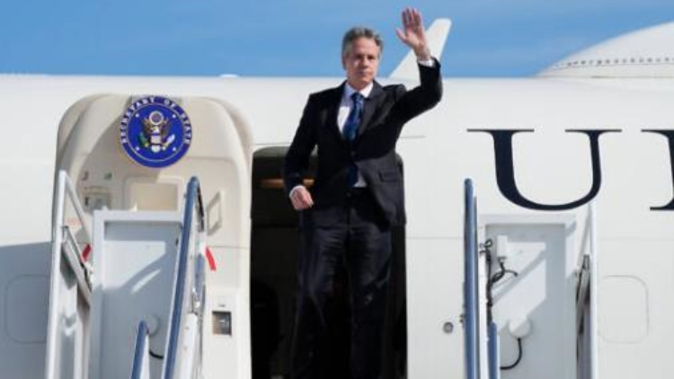 美國(guó)務(wù)卿布林肯抵達(dá)以色列 將與內(nèi)塔尼亞胡見面