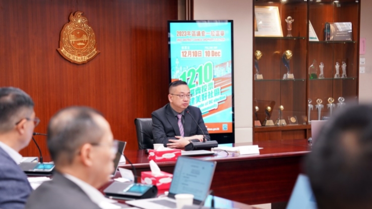 有片 | 入境處處長及工會(huì)代表呼籲市民1210區(qū)議會(huì)選舉踴躍投票