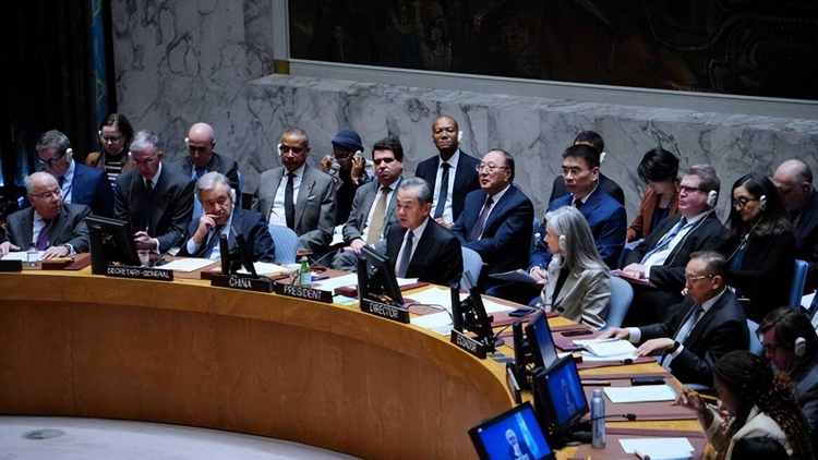 王毅在巴以問題高級(jí)別會(huì)議後向媒體發(fā)表談話