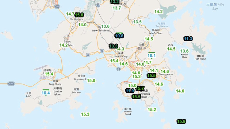 天文臺：今日最高氣溫19度 未來一兩日氣溫逐漸回升
