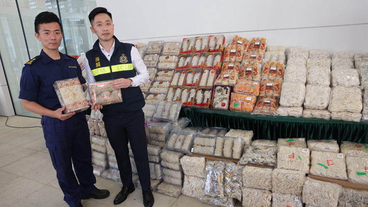 海關(guān)破歷來最大宗走私燕窩案 檢值950萬貨品 拘捕1人