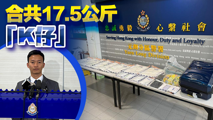 警破元朗工廈毒品儲存?zhèn)} 檢值850萬元氯胺酮拘1男
