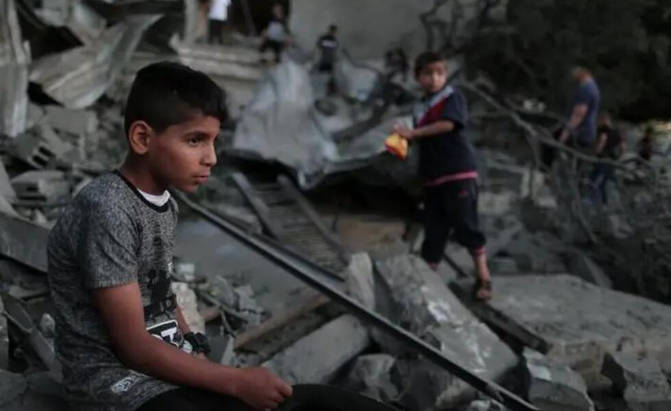 加沙人道危機(jī)惡化 每天逾10名兒童斷腿