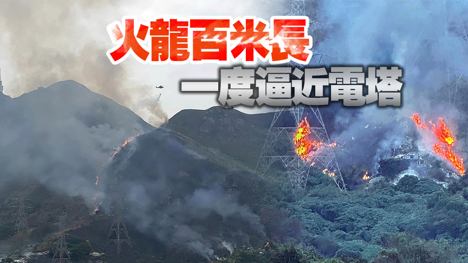 黃色火災(zāi)危險(xiǎn)警告生效期間 屯門良田坳發(fā)生山火