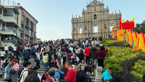 澳門旅議會(huì)料新春黃金周假期訪澳旅客破百萬(wàn)人次