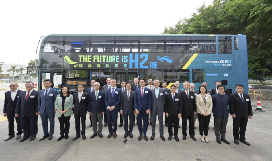 香港首輛氫能巴士投入服務(wù)