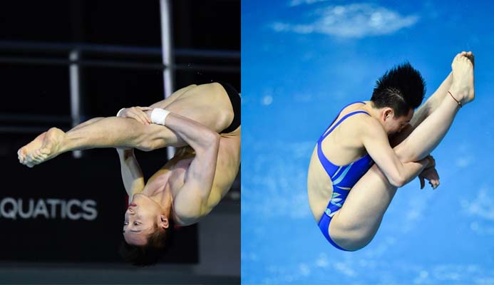 跳水世界盃：陳藝文、練俊傑奪冠