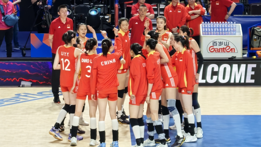 圖集 | 世界女排聯(lián)賽香港站中國女排對陣保加利亞賽前圖片直播