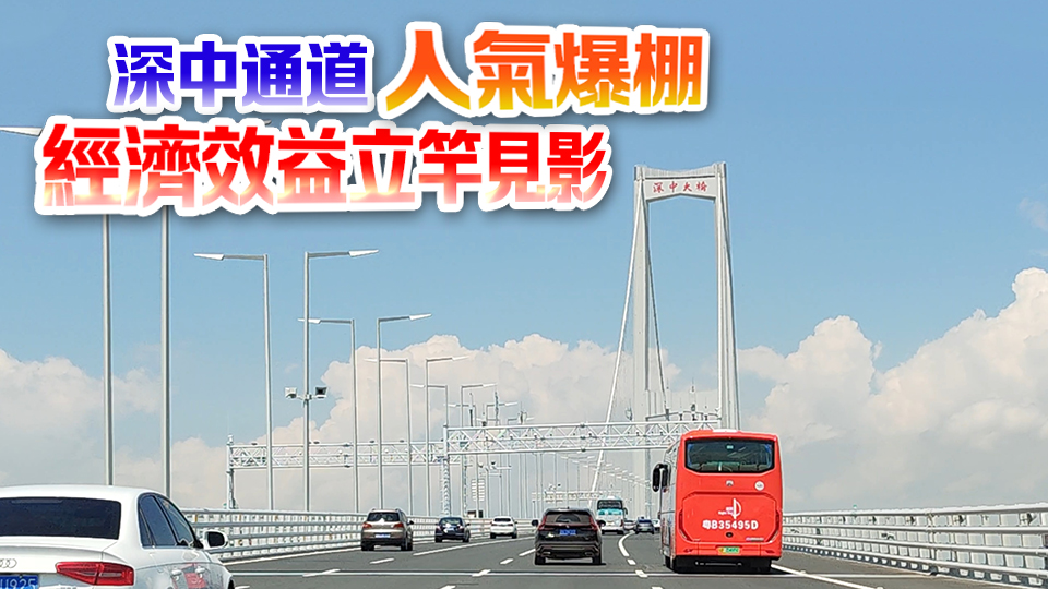 【深度觀察】深中通道人氣爆棚 經(jīng)濟效益立竿見影