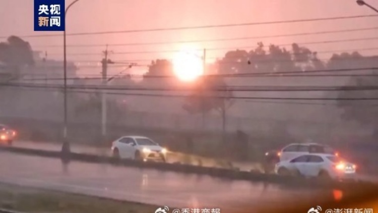 颱風(fēng)「格美」在臺(tái)灣宜蘭縣南澳附近登陸