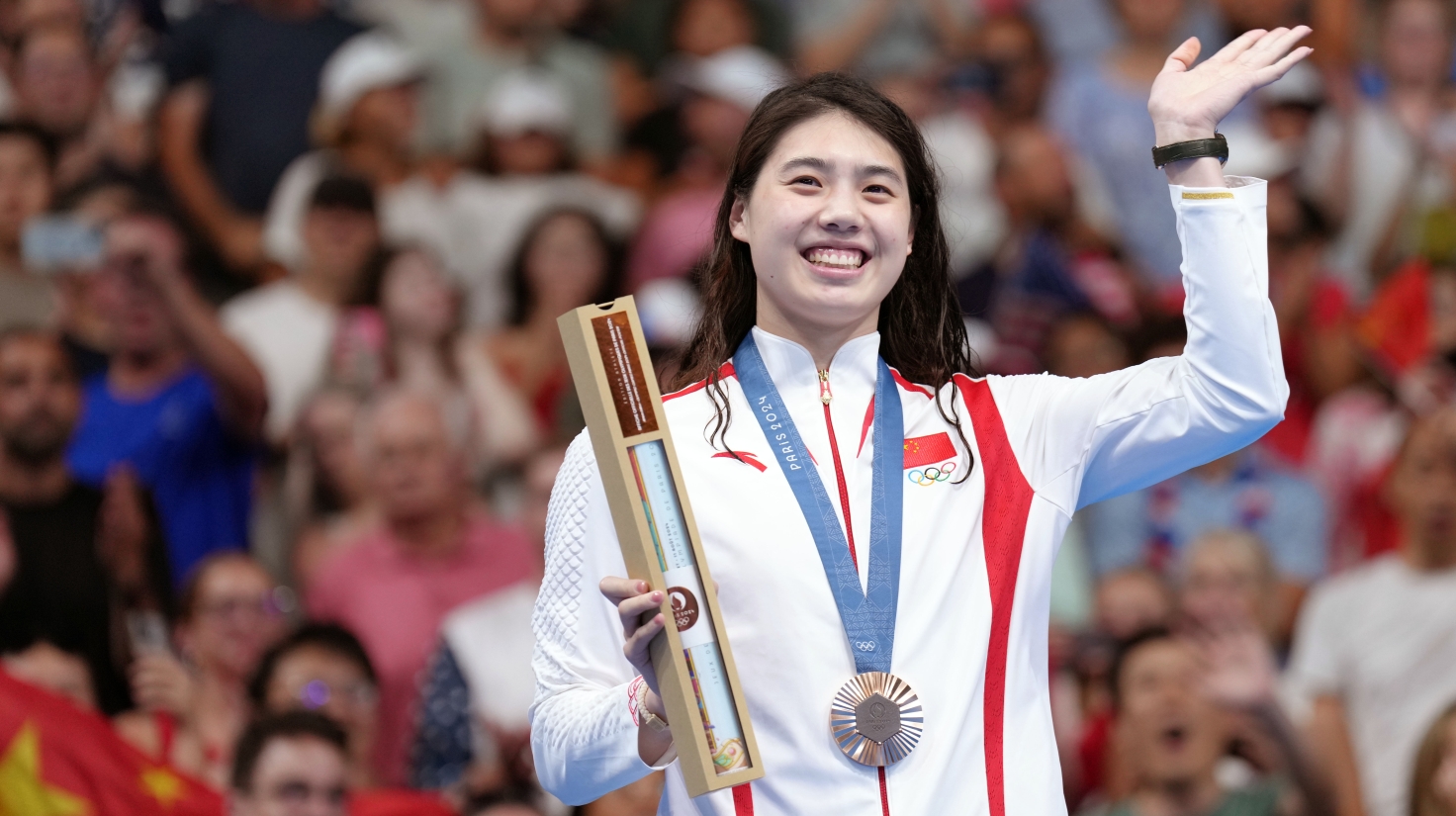巴黎奧運(yùn)︱張雨霏帶病上場 中國隊再添兩銅