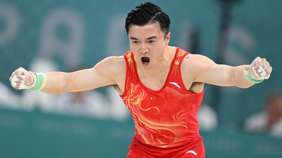 巴黎奧運(yùn) | 第18金！中國(guó)體操隊(duì)劉洋衛(wèi)冕男子吊環(huán)冠軍