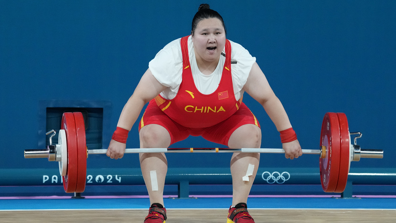 有片丨中國隊第40金！李雯雯奪得女子舉重81公斤以上級冠軍