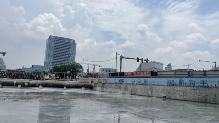 廣州地鐵二十二號(hào)線後通段車(chē)站全部封頂