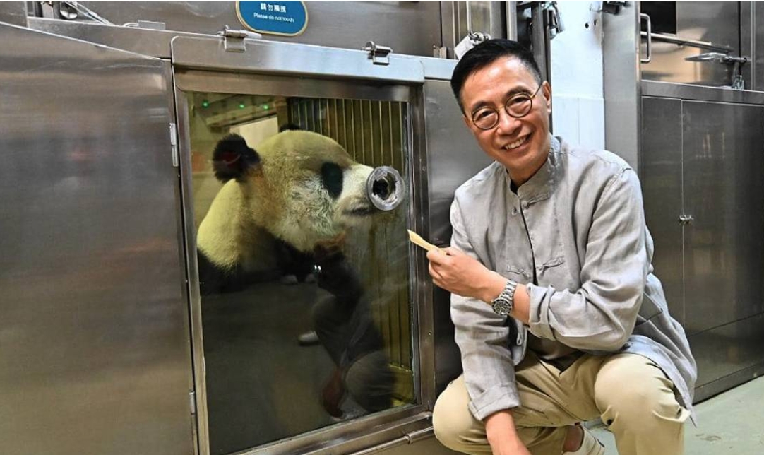 楊潤雄啟程前往成都 出席歡送大熊貓赴港儀式