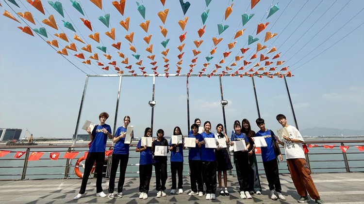 逾20名中學(xué)生率先體驗離島東涌東海濱長廊「打卡」新地標(biāo)