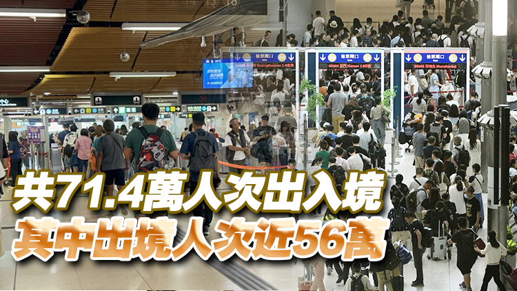 截至下午4時(shí)近52萬港人出境 46萬人經(jīng)陸路口岸北上