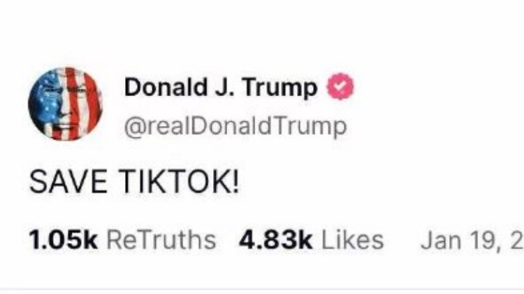 特朗普發(fā)帖文呼籲挽救TikTok 候任國安顧問：不排除華企繼續(xù)擁有