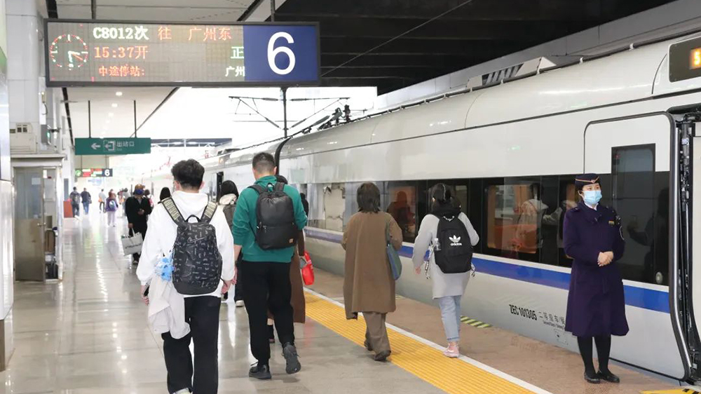 3月7日起調圖！廣州東?深圳1小時