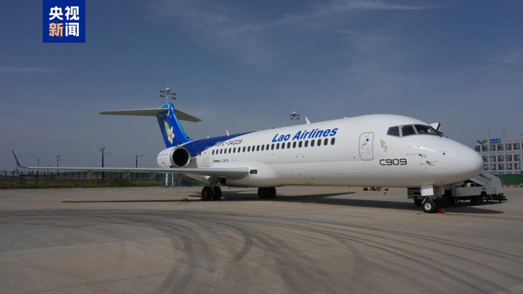 C909飛機再出國！首次交付老撾航空