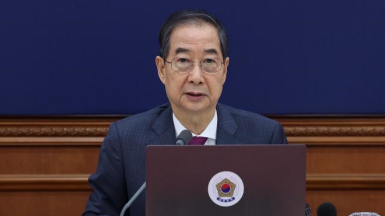 韓國(guó)代總統(tǒng)韓德洙宣布辭職