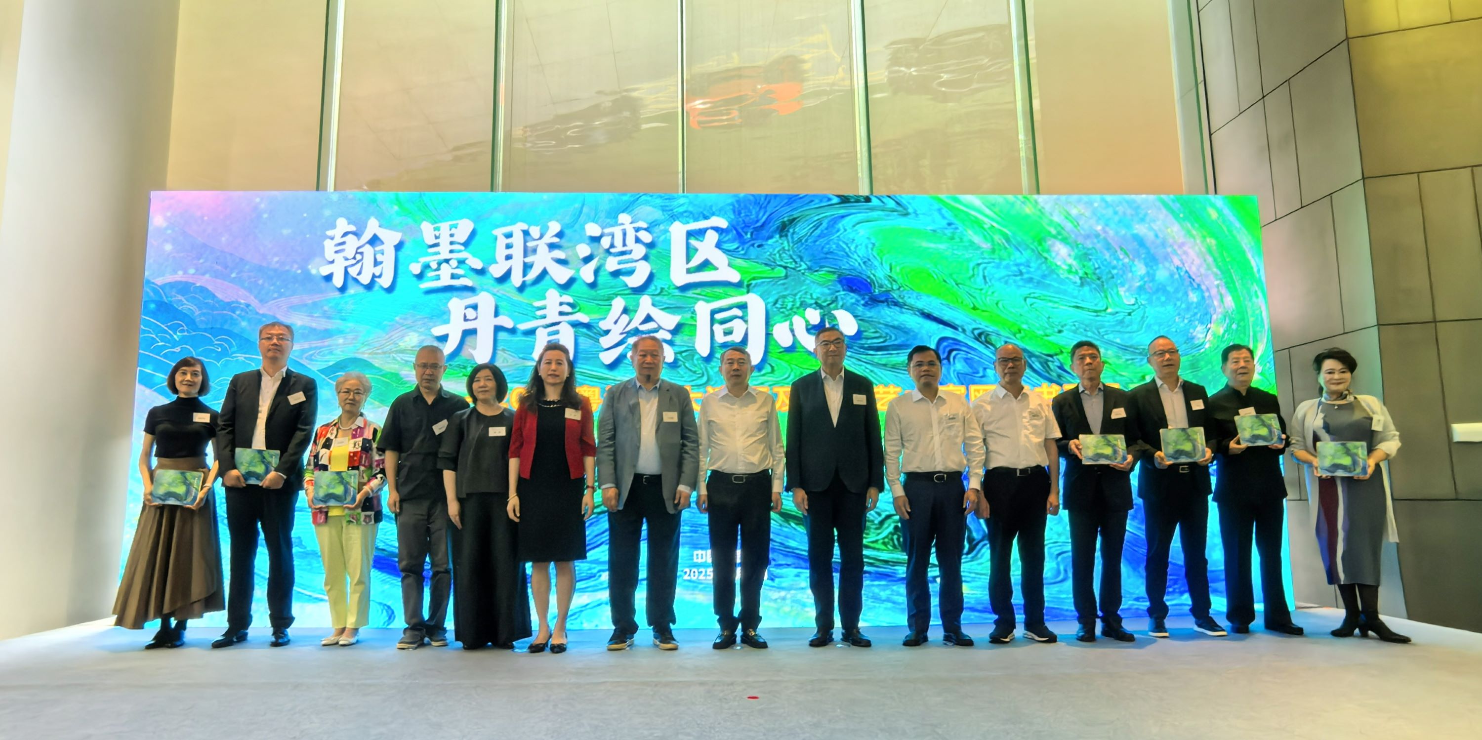 港區(qū)省級政協(xié)聯(lián)參與主辦「翰墨聯(lián)灣區(qū) 丹青繪同心」書畫展