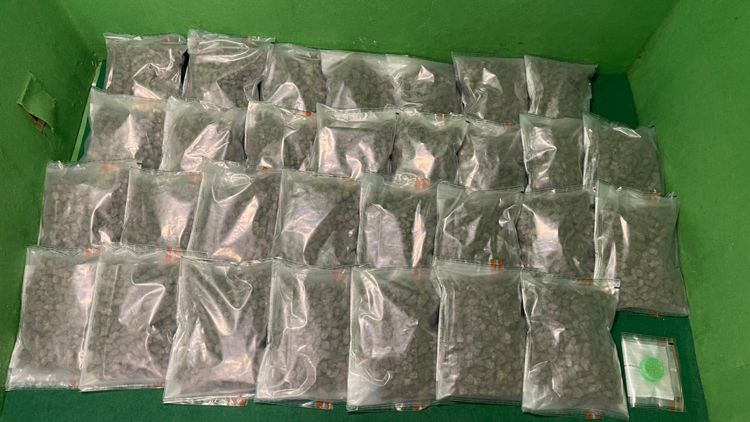 海關(guān)機(jī)場(chǎng)偵破兩宗入境旅客販毒案 拘2人