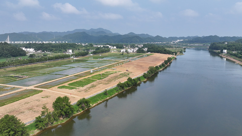 讓「荒灘」變「花?！?皖屯溪屯光巧繪「綠富同興」新圖景