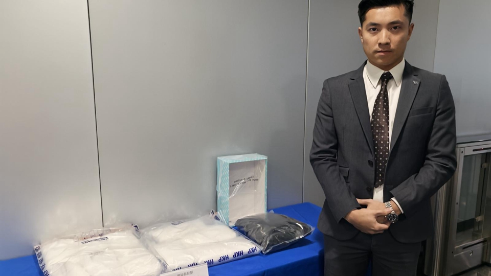 警破大角咀毒品儲存?zhèn)}拘1男 檢值390萬元氯胺酮