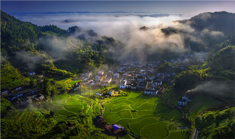 皖休寧縣：和美鄉(xiāng)村入畫(huà)來(lái)