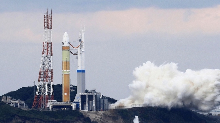 日本新構(gòu)型H3運載火箭完成靜態(tài)點火試驗 