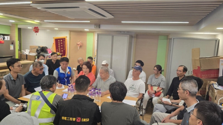 益豐大廈所有電力恢復(fù)在即 各部門群策群力助居民渡難關(guān)