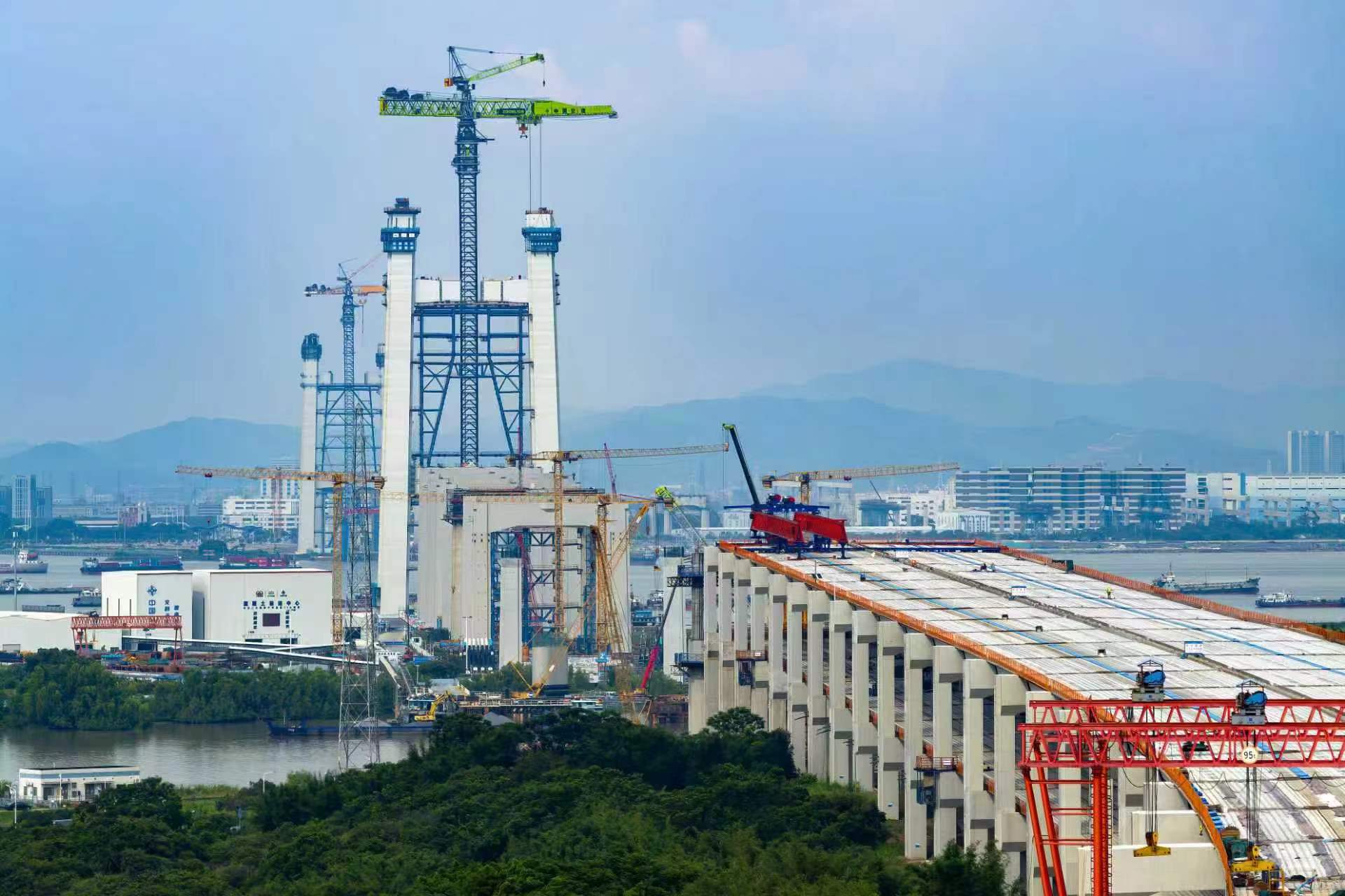 主塔高度過半！獅子洋大橋主塔建設(shè)迎來新進(jìn)展