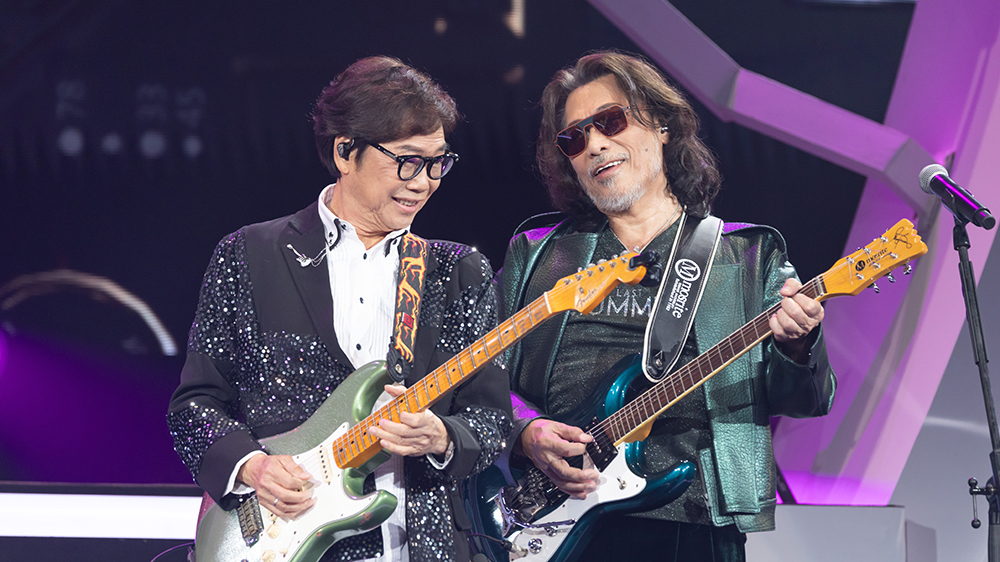 有片｜【娛樂】76歲彭健新亮相夏韶聲演唱會 同臺Jam歌震撼紅館