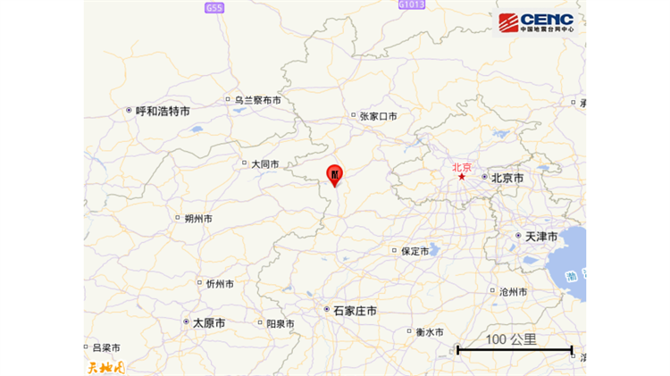 河北張家口發(fā)生3.1級(jí)地震