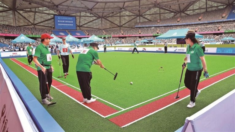 十五運門球比賽主場地備賽就緒