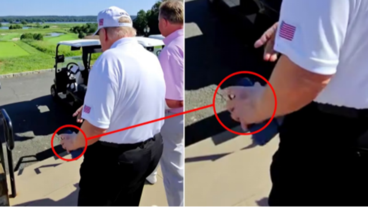 特朗普左手又添「新淤青」 白宮：握手握出工傷