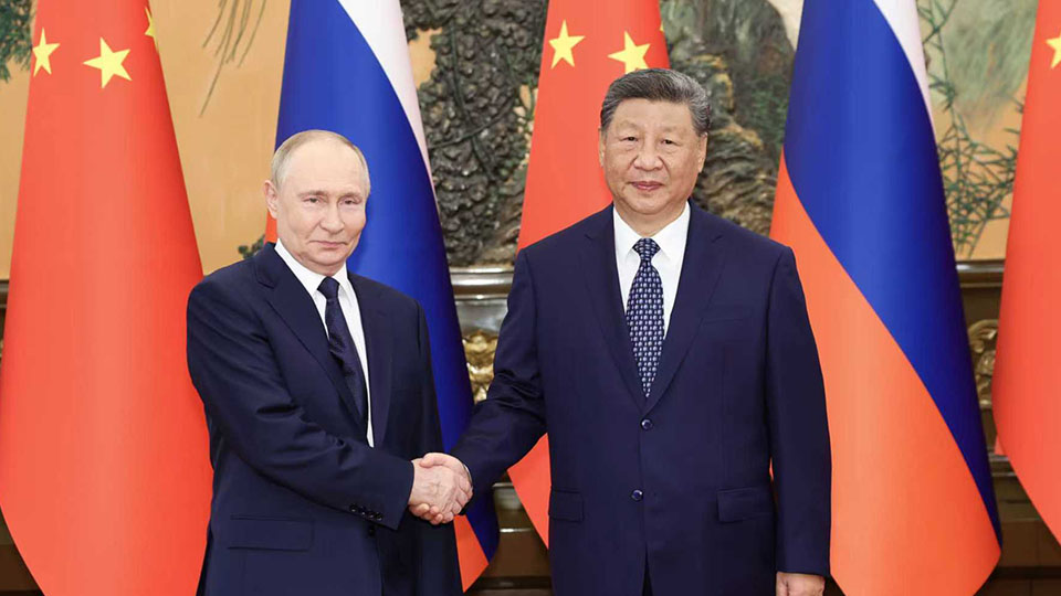 習(xí)近平同俄羅斯總統(tǒng)普京會(huì)談 