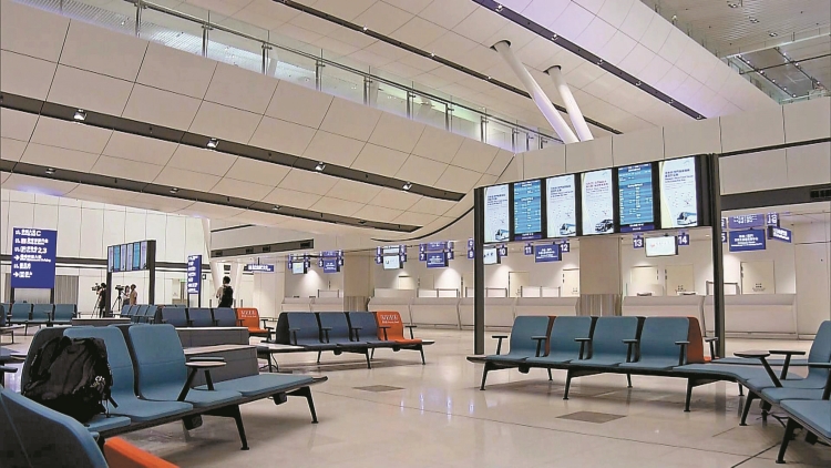 機(jī)場(chǎng)二號(hào)客運(yùn)大樓9.23啟用 候車大堂設(shè)跨境旅遊巴服務(wù)