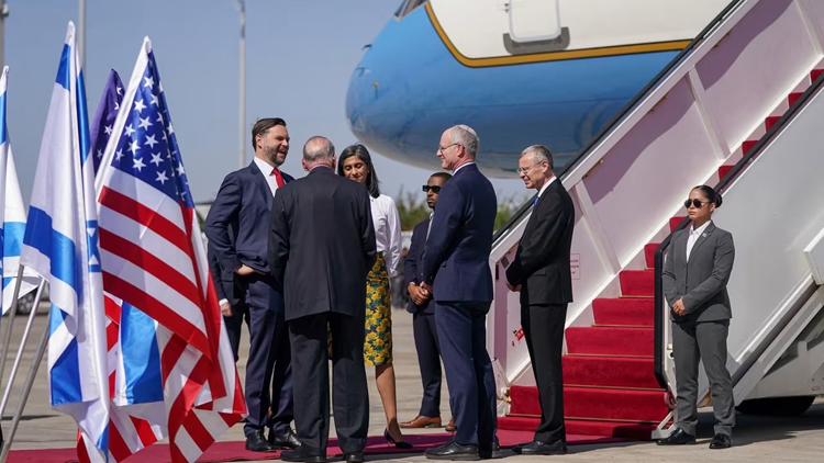 美副總統(tǒng)萬斯抵達(dá)以色列 推進(jìn)加沙?；鹩?jì)劃第二階段